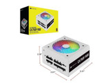 Corsair Cx-F Rgb Series Cx750F Rgb White 750W 80 Plus Bronze Fully Modular Atx