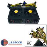 3600W 110V Mining Power Supply For 12 Graphics Cards   Rig  Miner