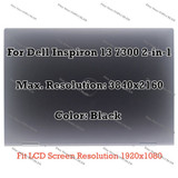 13.3" Dell Inspiron 7300 2-In-1 Uhd Lcd Display Touch Screen Assembly P124G002
