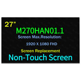 27" For Hp M270Han01.1 27-C 27-Cb0156M Lcd Non-Touch Screen Fhd 1920×1080 30Pin