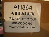 ATTABOX AH864 8x6x4 Polycarbonate Hinged Enclosure IP68 Rated NEMA 4X BRAND NEW