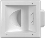 Cooper Wiring Angle Media Wallplate with Surge 35M2S-W
