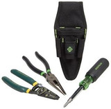 Greenlee 0159-28 Basic Tool Kit, 4-piece Set