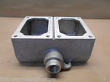 CROUSE HINDS EDSC272SA 2 GANG ALUMINUM EXPLOSION PROOF BOX 3/4OR1