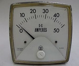 1508.01 Type 016-010 Westinghouse DC Amperes Panel Board Meter