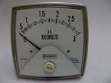 T016-02VA-PZSM Crompton Instruments AC Kilovolts Panel Board Meter