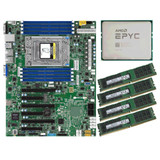 Supermicro H11Ssl-I Motherboard + Amd Epyc 7401P Cpu + 4X Samsung 16Gb 32Gb Ram