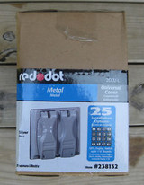 NEW REDDOT Box of 10 Grey 2 Gang Square Metal Electrical Box Cover 238132 2CCU-L