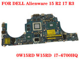For Dell Alienware 15 R2 17 R3 Laptop Motherboard W15Rd I7-6700Hq 100% Tested Work