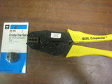 Ideal Crimpmaster Yellow Crimper Crimping Tool With 2 Sets of Dies