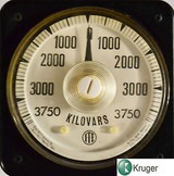 Crompton instruments I-T-E kilovars meter 0 to 3750 kilovars  077-Y28