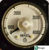 I-T-E  amperage meter 0 to 4000 Amp S75210300