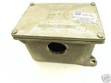 6x4x4 Weatherproof NEMA 4 Cast Iron Box Flat Flange