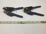 2 Pair - Thomas & Betts T&B SWS01 Single Side Wire Stripper Cutter. 1 PARTS ONLY