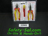 Wiha 32982 Insulated Pliers & Voltage Detector 1000-volt 3 Piece Set