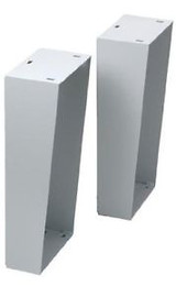Rittal 8018420 Light Grey 12 Gauge Carbon Steel Floor Stand Kit For 18 Height x
