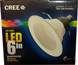 Qty 4 / Cree TrueWhite 6 in. 65W (2700K) BR30 Dimmable LED Recessed LED Light
