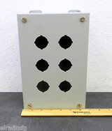 HAMMOND 1437H ENCLOSURES 6 PUSH BUTTON 9.5X6.25X6.25 New