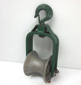 GreenLee 650 6 Hook-Type Cable Sheave Puller Pulley  4000 lb Cap. Old-Style