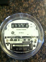 GE Electric Watthour meter KWH I70S  721X070794