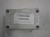 Vynckier VM533 Non-Metallic Enclosure Opaque Cover Tongue, groove gasket fitting