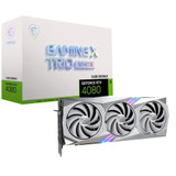 Msi Nvidia Geforce Rtx 4080 Gaming X Trio 16Gb Gddr6X Graphics Card, White