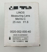 1Pcs New 25Mm F/1.6 0020-002-000-40