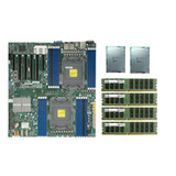 Supermicro X12Dpi-N6 Motherboard+Intel Xeon 6342Es 2.6G 24-Croe 2+4X16Gb Ram
