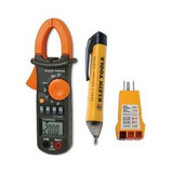 Klein Tools CL100VP 3-Piece Clamp Meter Voltage Tester Tool Kit Set M2O39111KIT