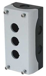 EATON M22-I3-PG Push Button Enclosure,22mm,White G7506983