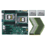 Supermicro H11Dsi-Nt Motherboard + 2X Amd Epyc 7532 Cpu +16X 32Gb 2666Mhz Memory-