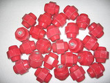 Lot of 27) High Voltage Standoff Insulators 2-1/4 long x 2 diam.x 3/8 unc