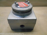 CROUSE HINDS  GUE-108 BBCB JUNCTION BOX WITH 3/4 & 1 KOS