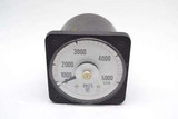 PCG SWITCHGEAR 077-080 4IN DIA PANEL 0-5250V-AC VOLTAGE METER B411632
