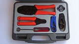 Coaxial cable prep Ratchet tool kit for RG-213/8/214,RG-8X,RG-58,RG-174 assembly