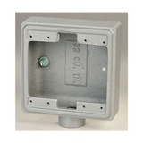 Cast Device Box, FD, 2 Gang, 3/4 Hub, Malleable Iron