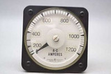 GENERAL ELECTRIC GE 50-1031312SNLFS-5ACA 0-1200 A-C AMPERES METER D430304