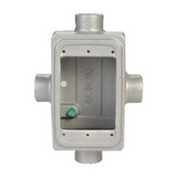 Cast Device Box, FDX, 1 Gang, 3/4 Hub, Malleable Iron