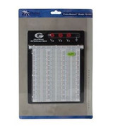 Global Specialties PB-103 Externally Powered Breadboard with Aluminum Back Plate