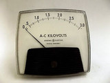 50-171031-PZVJ1 AO-92 GE POTENTIAL TRANSFORMER AC KILOVOLTS PANEL METER