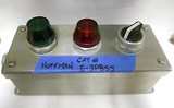 HOFFMAN  STAINLESS STEEL 3 HOLE PUSH BUTTON ENCLOSURE  W/BUTTONS E-3PBSS MM-817