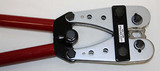 Copper tube terminal crimping tool