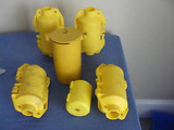NEW LOT OF 6 PLUG LOCKOUT DEVICES HUBBLE PLUGOUT