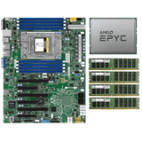 Amd Epyc 7551P Cpu 32 Cores + Supermicro H11Ssl-I Motherboard +4X 32Gb 2133P Ram