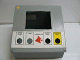 HOFFMAN C12C12 INDUSTRIAL CONTROL PANEL ENCLOSURE CONSOLET SLOPED COVER