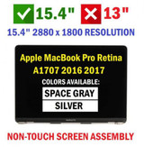 Apple Macbook Pro A1707 Assembly Screen Assembly New Silver Emc 3072 Emc 3162