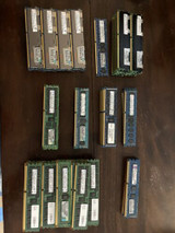 Memory Bundle Including 2Gb, 4Gb, 8Gb, 16Gb. Sk Hynix, Samsun, Micron And More.