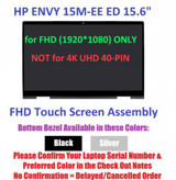 15.6" Lcd Touch Screen Digitizer Display Assembly Hp Envy X360 15-Ed 15M-Ed
