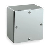 Enclosure, Steel, 6 x 6 x 4 In