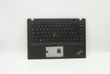 Lenovo Thinkpad T490S Palmrest Touchpad Cover Keyboard Swiss Black 02Hm230